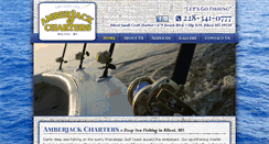 Desktop Screenshot of amberjackcharters.com